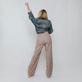 Audrey Trouser, Brown Checkers