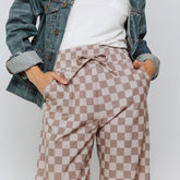 Audrey Trouser, Brown Checkers