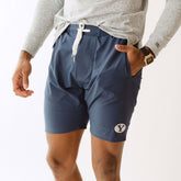 BYU Wind and Sea Shorts, Indigo