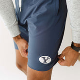 BYU Wind and Sea Shorts, Indigo