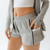 Whistler Shorts, Heather Grey