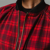 Frasier Plaid Bomber Jacket