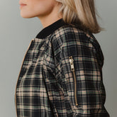 Bonnie Plaid Bomber Jacket