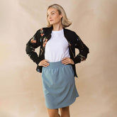 Club Skirt, Dusk Blue