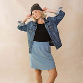 Club Skirt, Dusk Blue