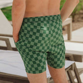 Wind and Sea Shorts, Green Check