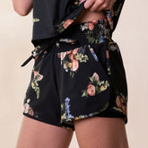 Lunge Shorts, Rose Black