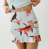 Sea Glass High-Waisted Swim Skirt