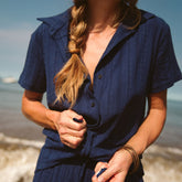 Cabana Shirt, Navy