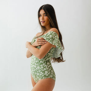 The Wave One-Piece, Sage Ivy