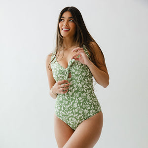 Sage Ivy Top Knot One-Piece