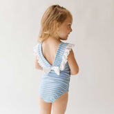 Mini Ruffle One-Piece, Bluebell