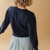 Serena Top, Midnight Blue