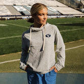 BYU Travel Hoodie, Heather Grey