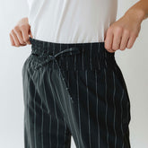 Audrey Trouser, Navy Pinstripe