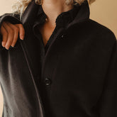 Midway Fleece Trench, Black