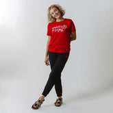 Utah Boyfriend Tee, Red University