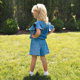 Mini Disney 9 to 9 Romper, Alice Dot