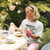Disney Alice Tea Party Perfect Tee, Blue