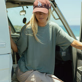 Perfect Oversized Bamboo Tee, Clover