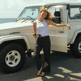 Black Canvas Trouser