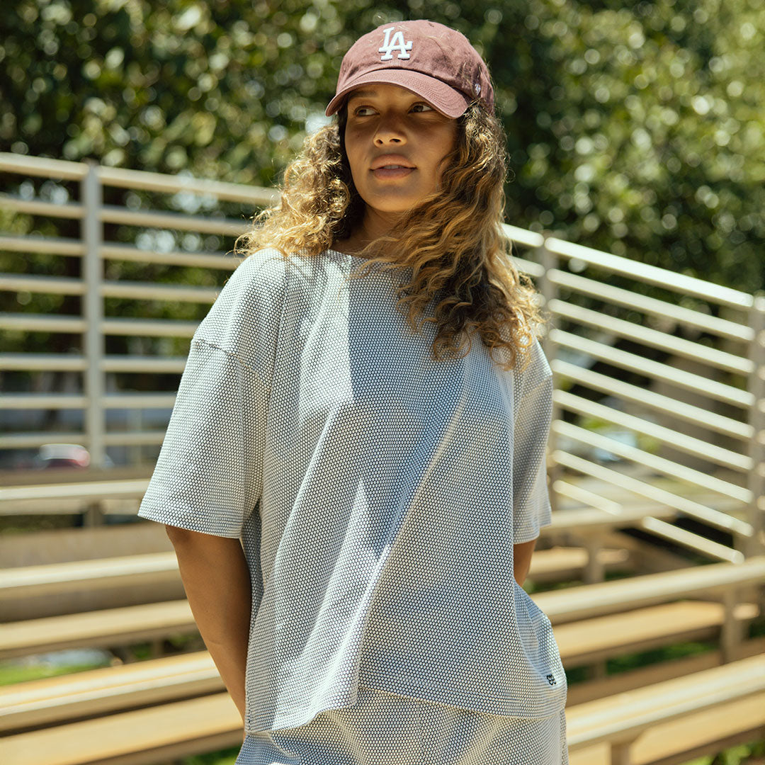 Perfect Oversized Honeycomb Tee