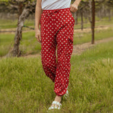 Disney Cargo Joggers, Red Minnie Dot