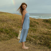Cabo Midi Dress, Dusk Blue