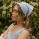 Bandana, Navy Seersucker