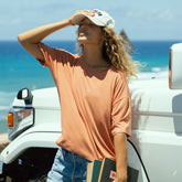 Perfect Oversized Bamboo Tee, Marmalade