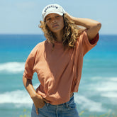 Perfect Oversized Bamboo Tee, Marmalade