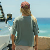 Perfect Oversized Bamboo Tee, Clover