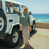 Perfect Oversized Bamboo Tee, Clover