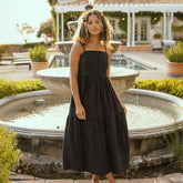 Cabo Midi Dress, Black