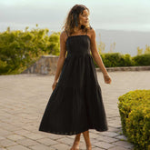 Cabo Midi Dress, Black