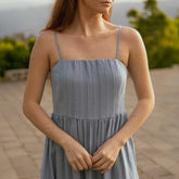 Cabo Midi Dress, Dusk Blue
