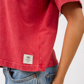 Perfect Oversized Cotton Tee, Red