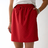 City Skirt, Red Polka Dot