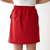 City Skirt, Red Polka Dot