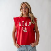 Utah Muscle Tee, Red