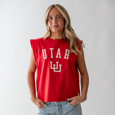 Utah Muscle Tee, Red