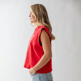 Utah Muscle Tee, Red