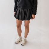 Bubble Tennis Skirt, Black