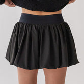 Bubble Tennis Skirt, Black