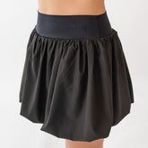 Bubble Tennis Skirt, Black