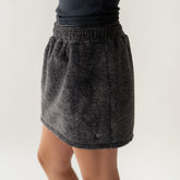 Canyon Fleece Skirt, Charcoal