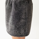 Canyon Fleece Skirt, Charcoal