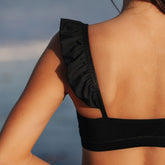 Matte Black Bella Crop Top