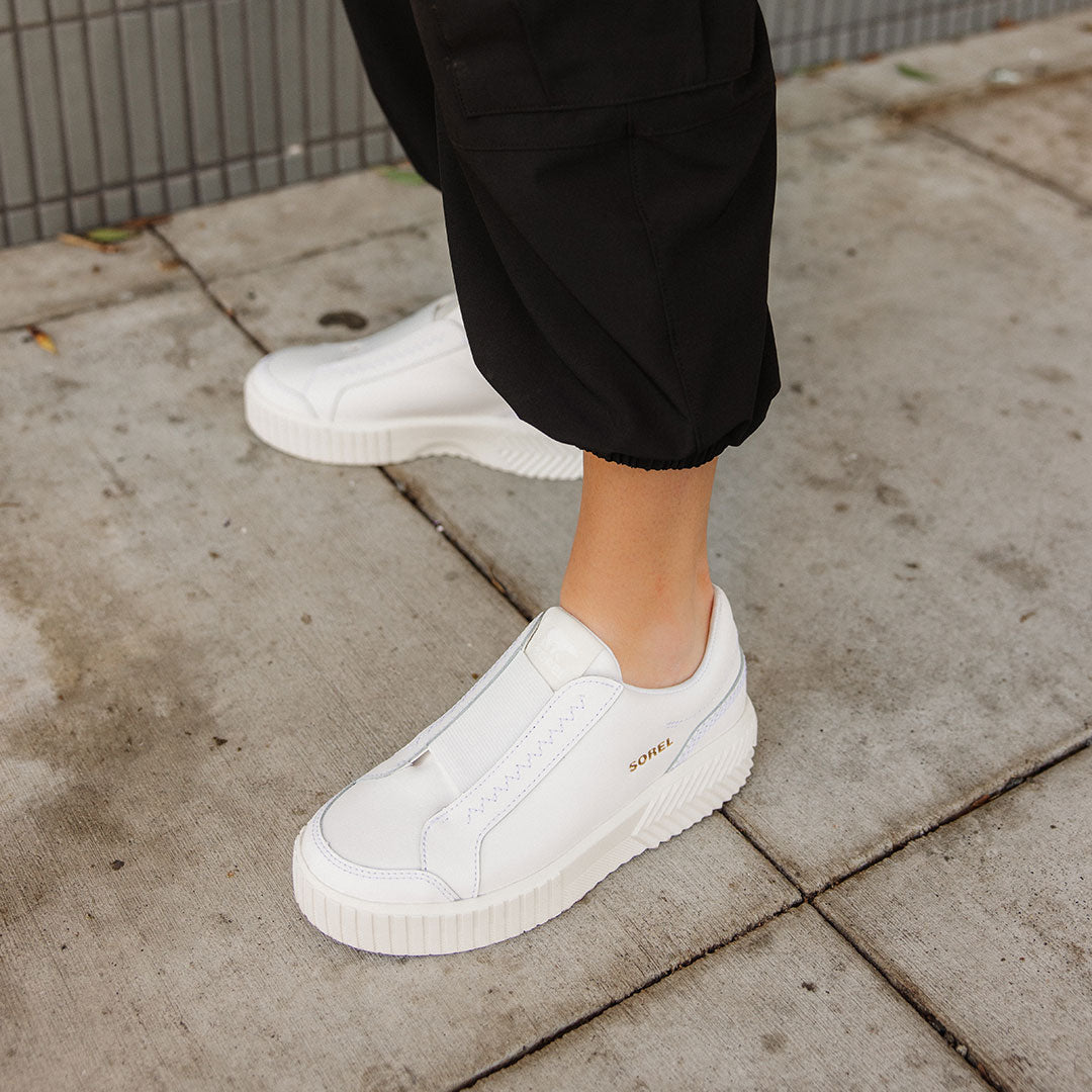 Sorel Ona Ave Slip On Sneaker, Sea Salt/Chalk - Albion Fit