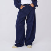High Rise Barrel Pants, Corduroy